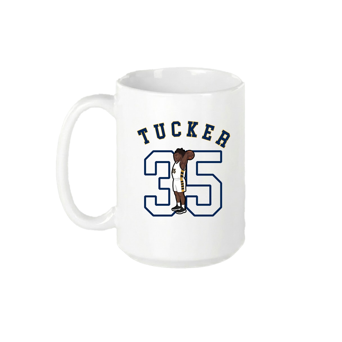 15oz Coffee Mug — Shirsey Arch in White