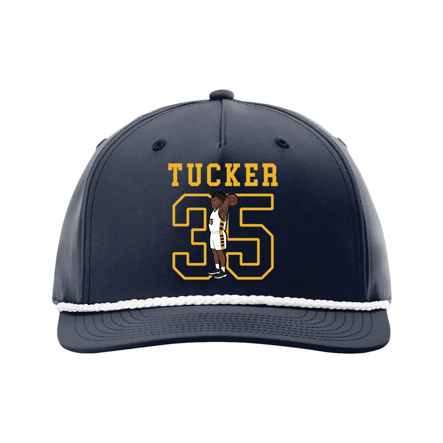 Five-Panel Classic Rope Cap — Shirsey in Navy