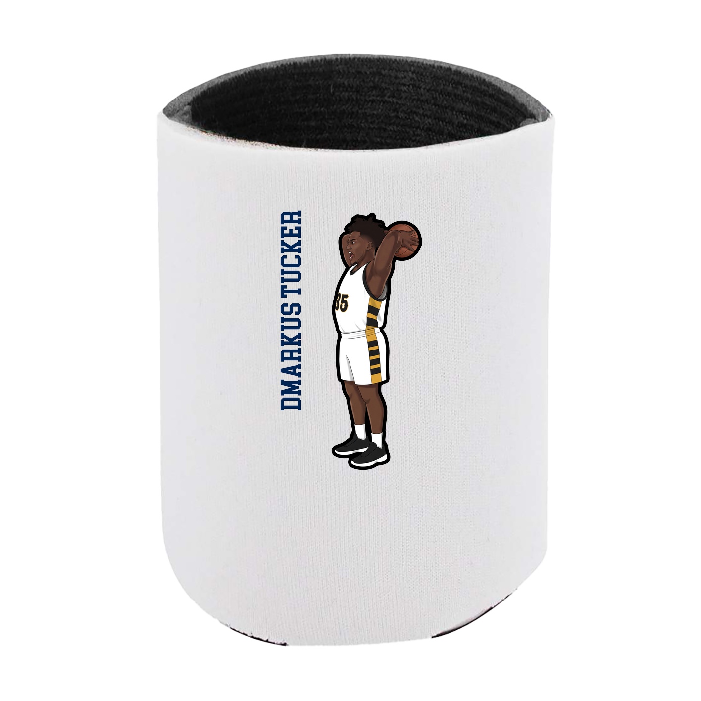 Can Holder — Name Vertical in White