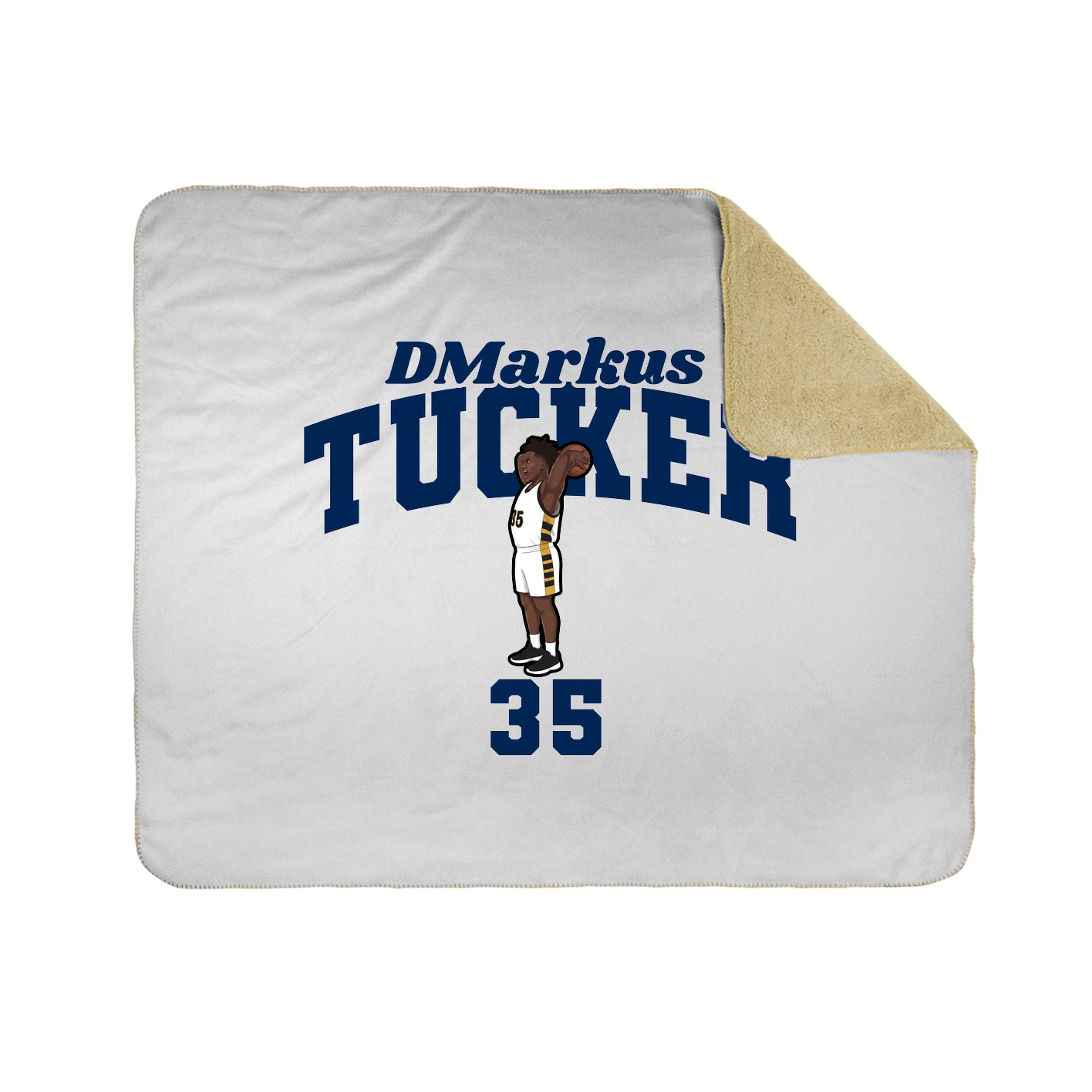 Throw Blanket — Signature Arch in White