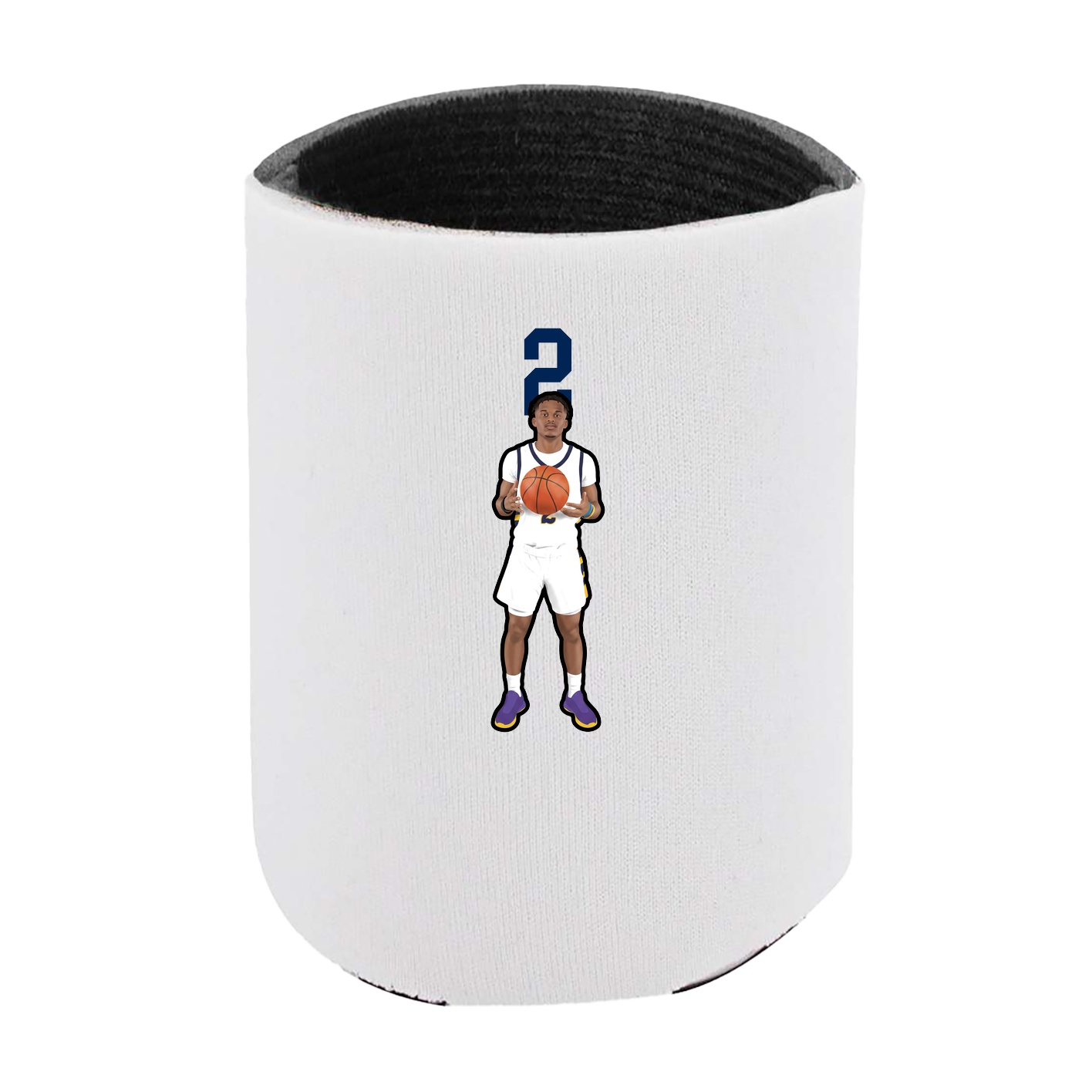 Can Holder — Number Top in White