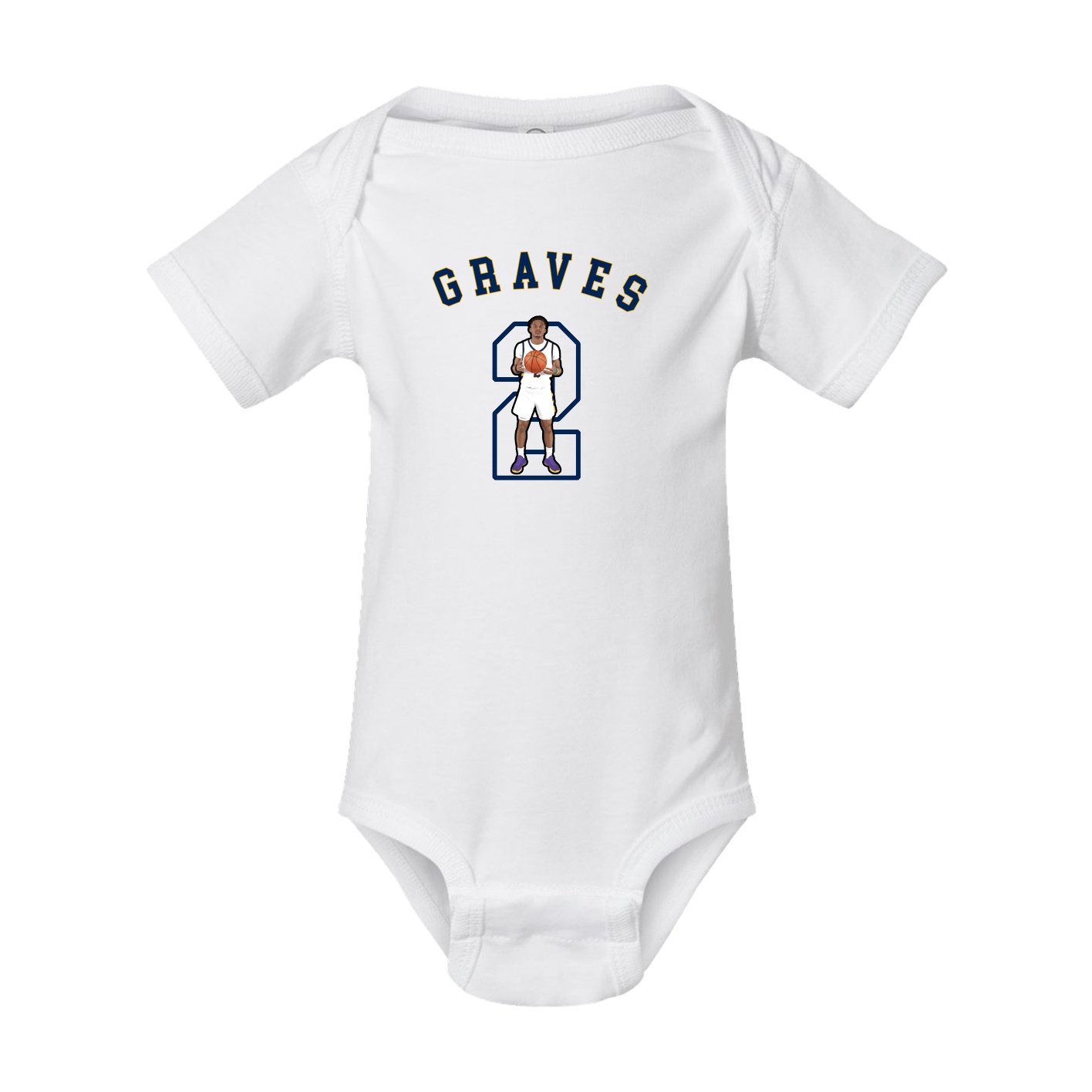 Baby Onesie — Shirsey Arch in White