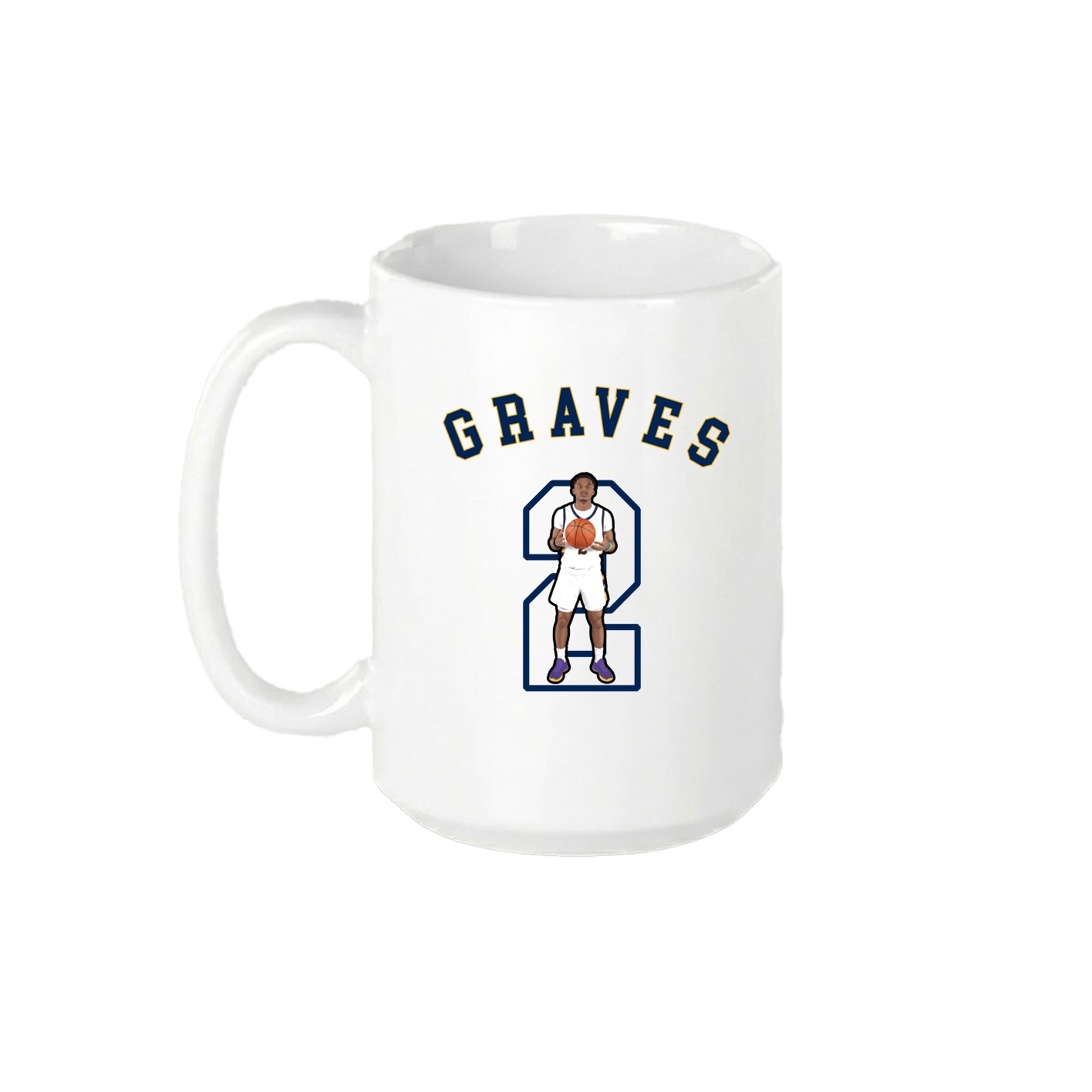 15oz Coffee Mug — Shirsey Arch in White