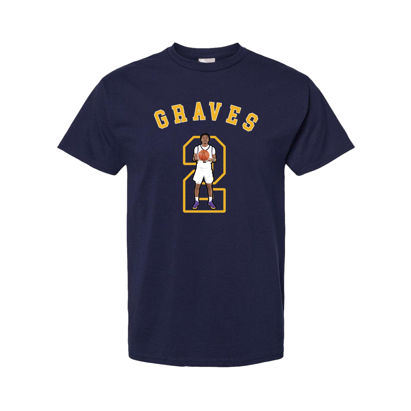 Youth Tee — Shirsey Arch in Navy