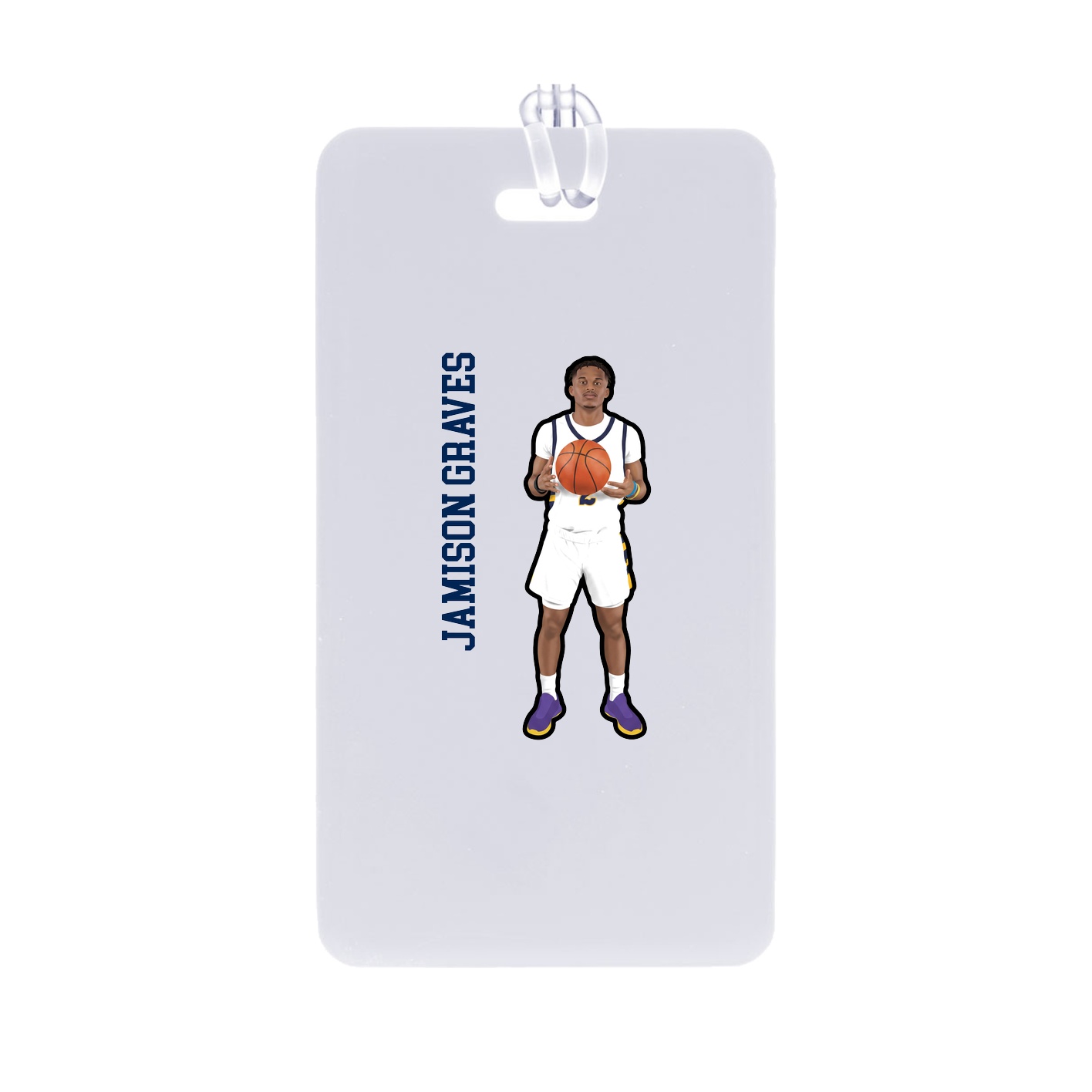 Bag Tag — Name Vertical in Classic