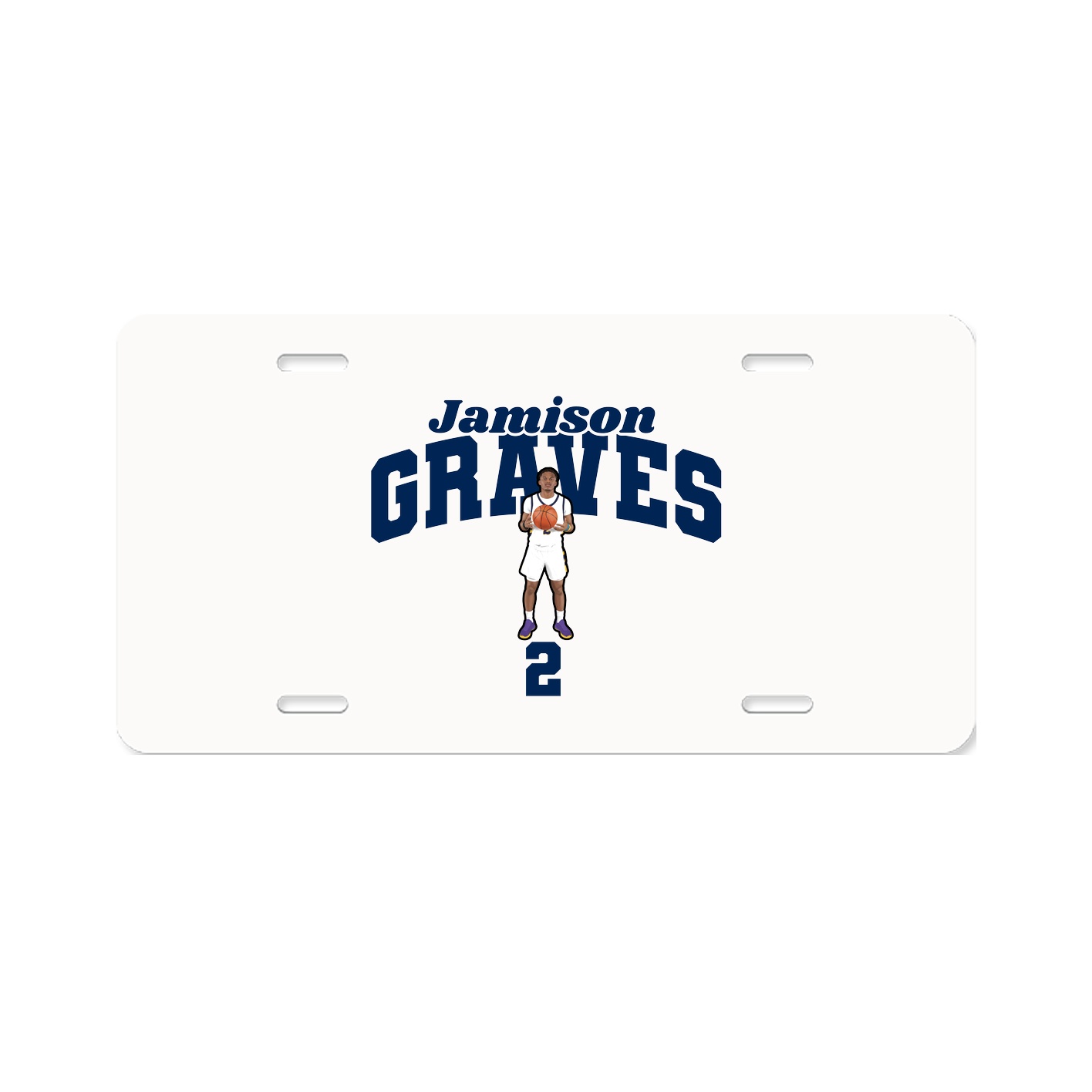 License Plate — Signature Arch in Classic
