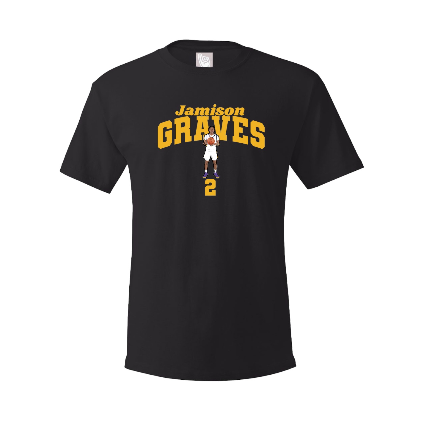 Tee — Signature Arch in Black