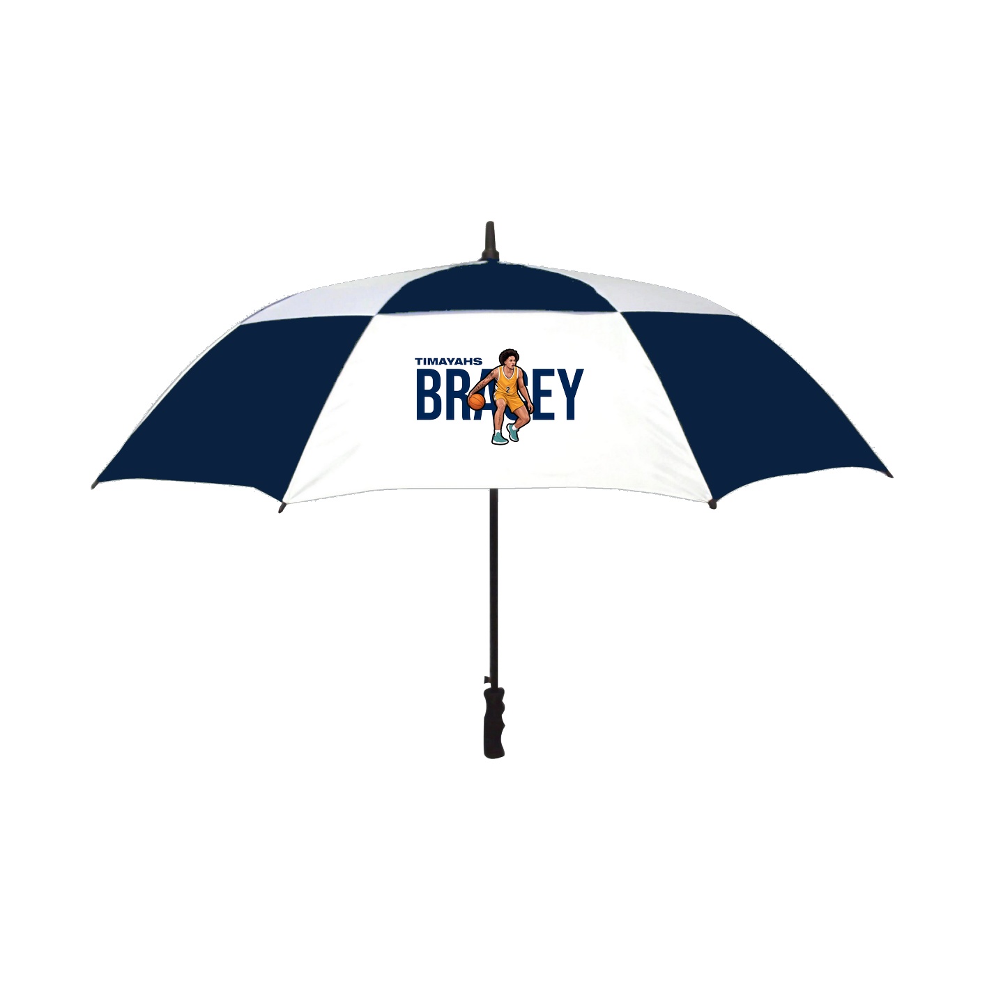 Golf Umbrella — Player Name in Navy