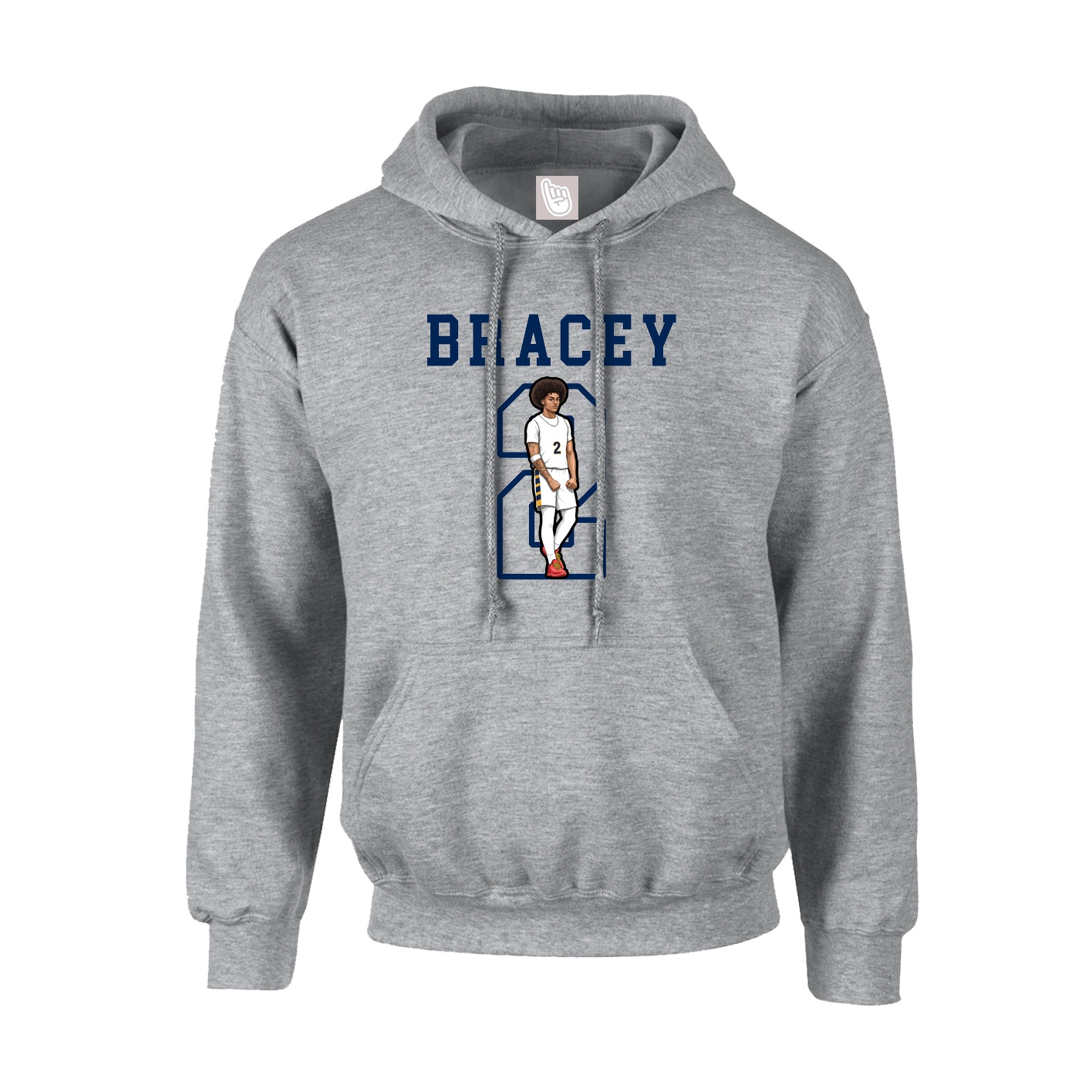 Hoodie — Shirsey in Grey