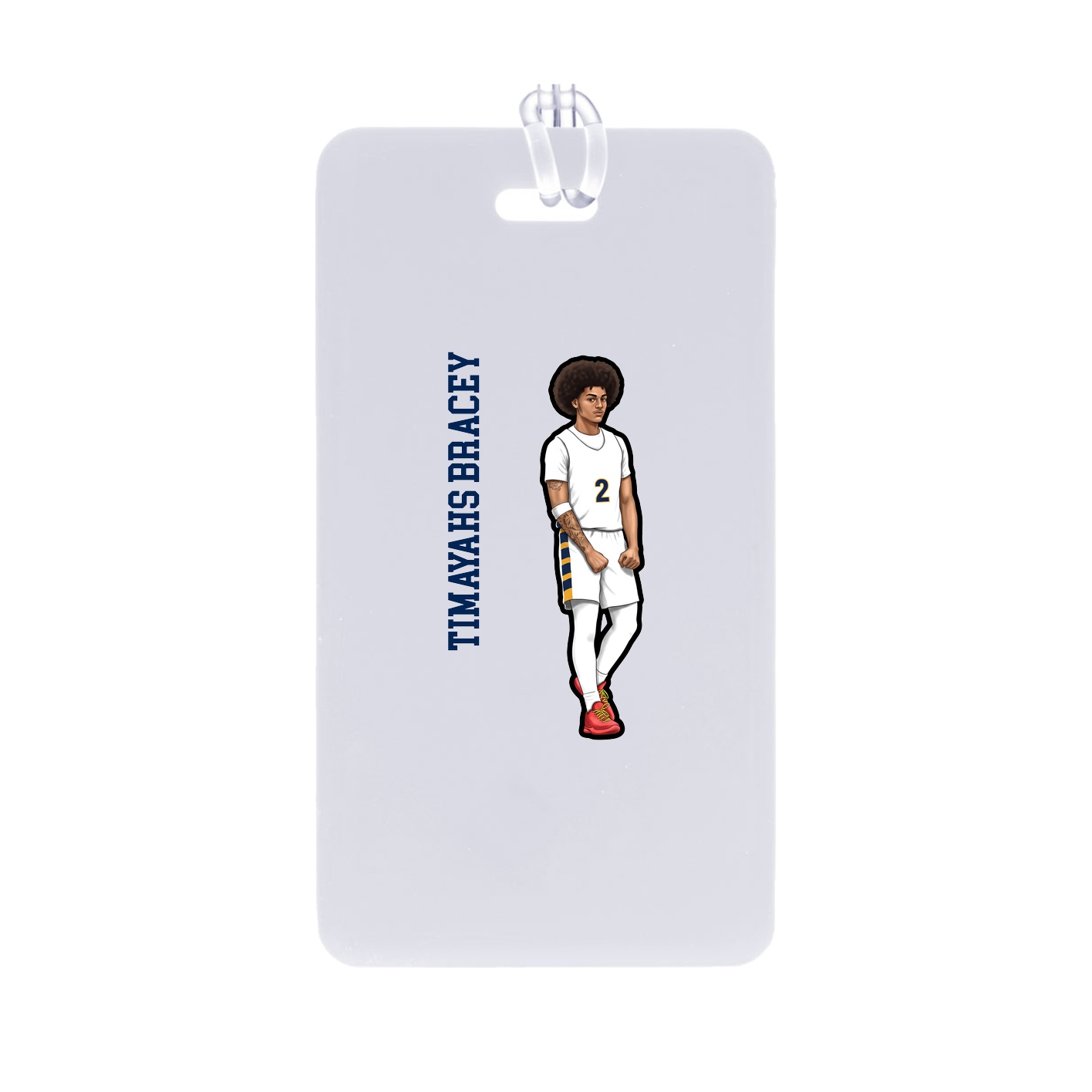 Bag Tag — Name Vertical in Classic