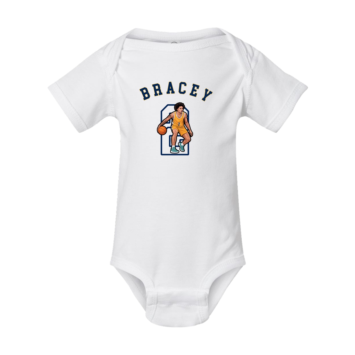 Baby Onesie — Shirsey Arch in White