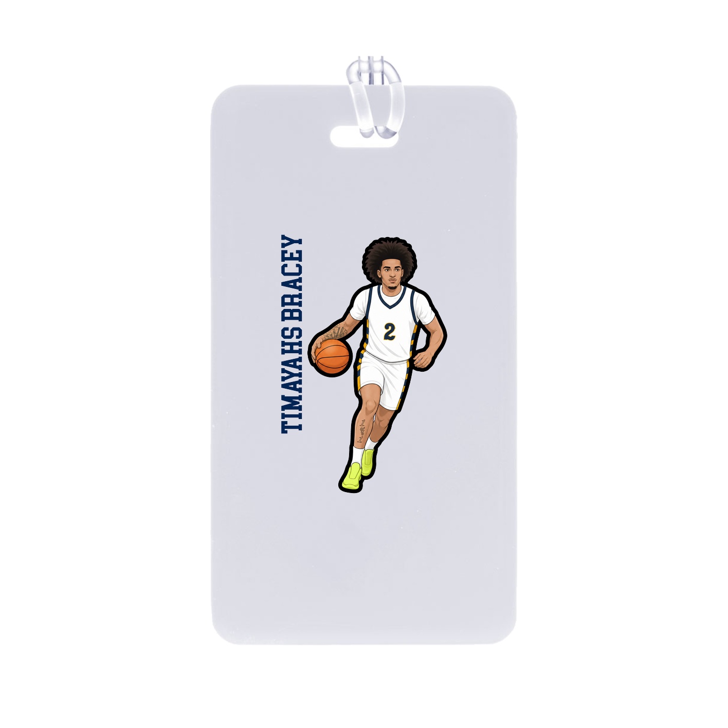 Bag Tag — Name Vertical in Classic