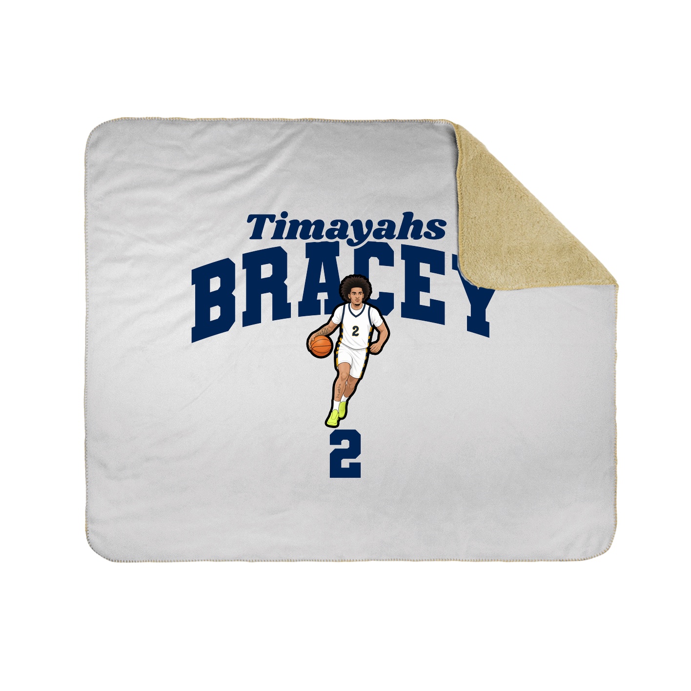 Throw Blanket — Signature Arch in White