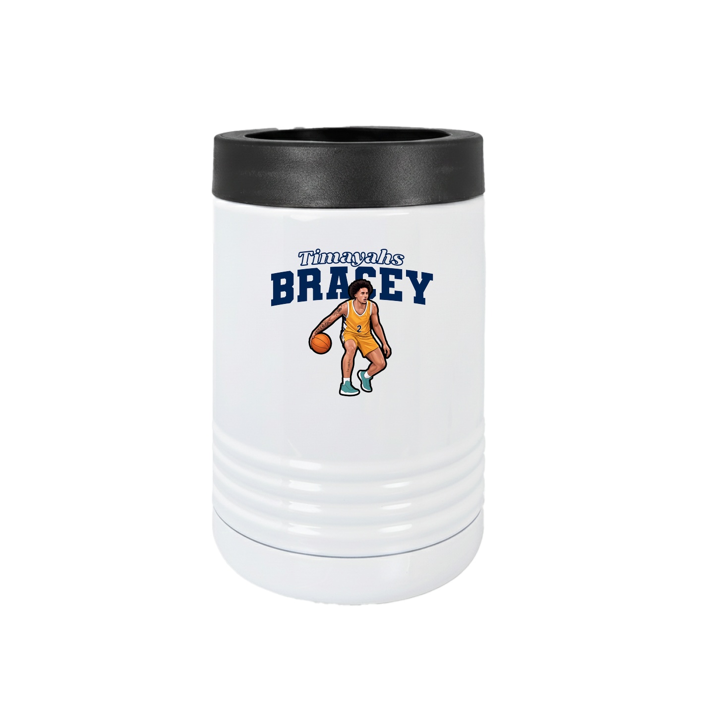 Beverage Holder — Name Arch in White