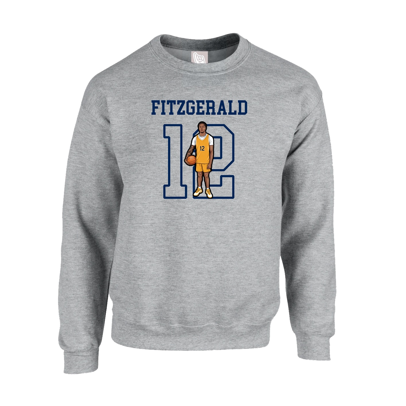 Fleece Crew — Shirsey in Grey