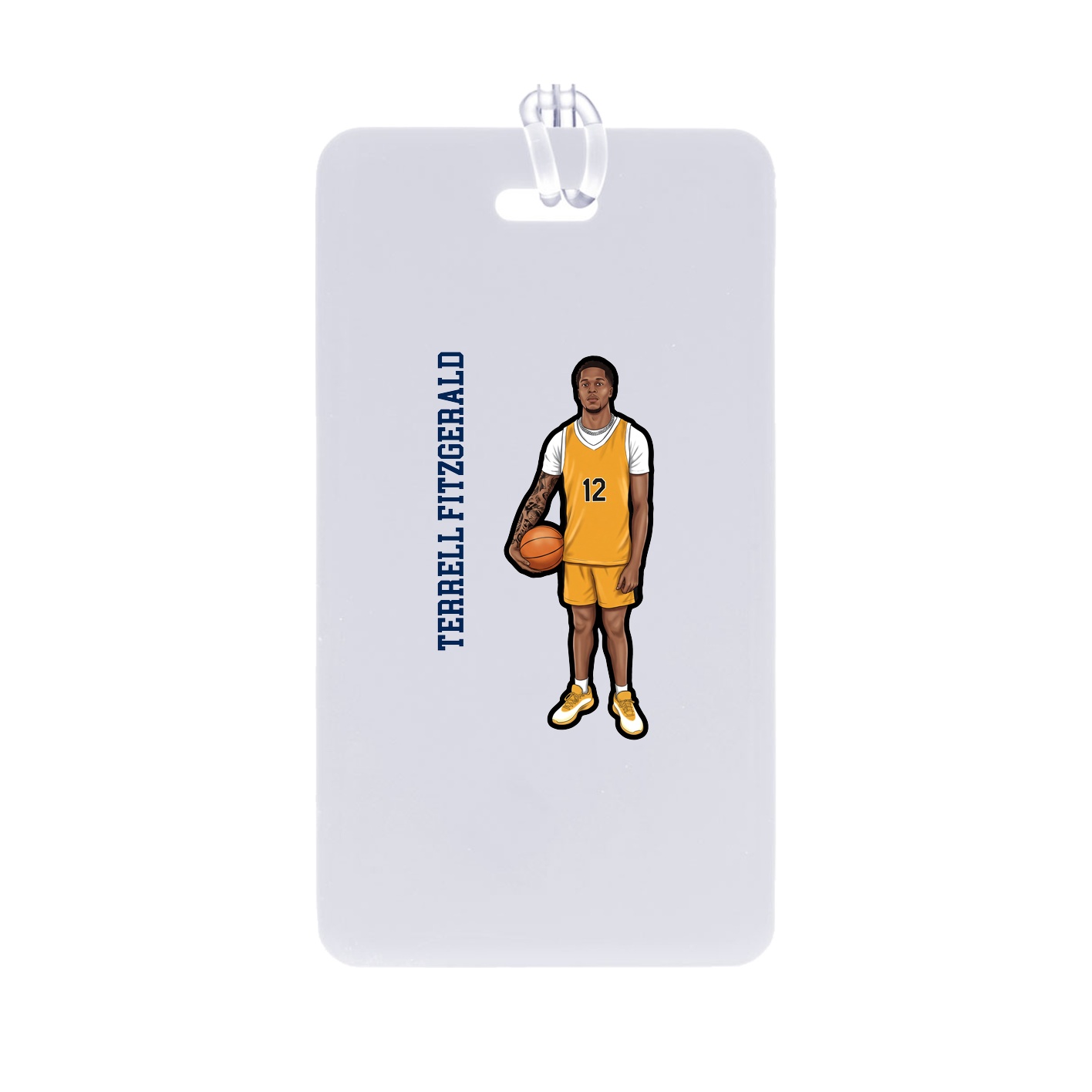 Bag Tag — Name Vertical in Classic