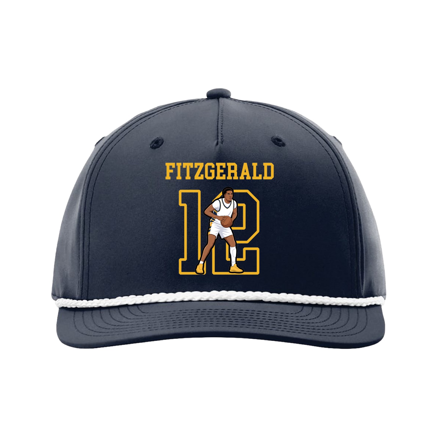 Five-Panel Classic Rope Cap — Shirsey in Navy