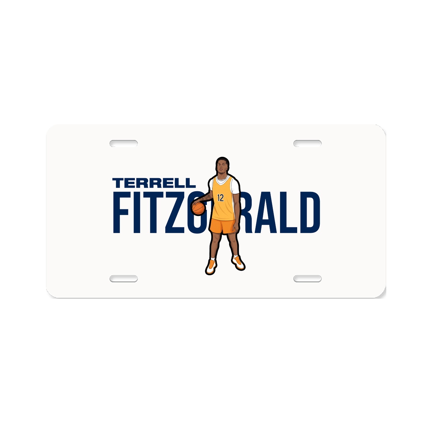 License Plate — Player Name in Classic
