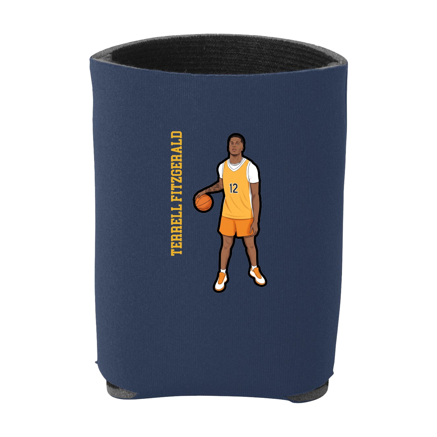 Can Holder — Name Vertical in Navy