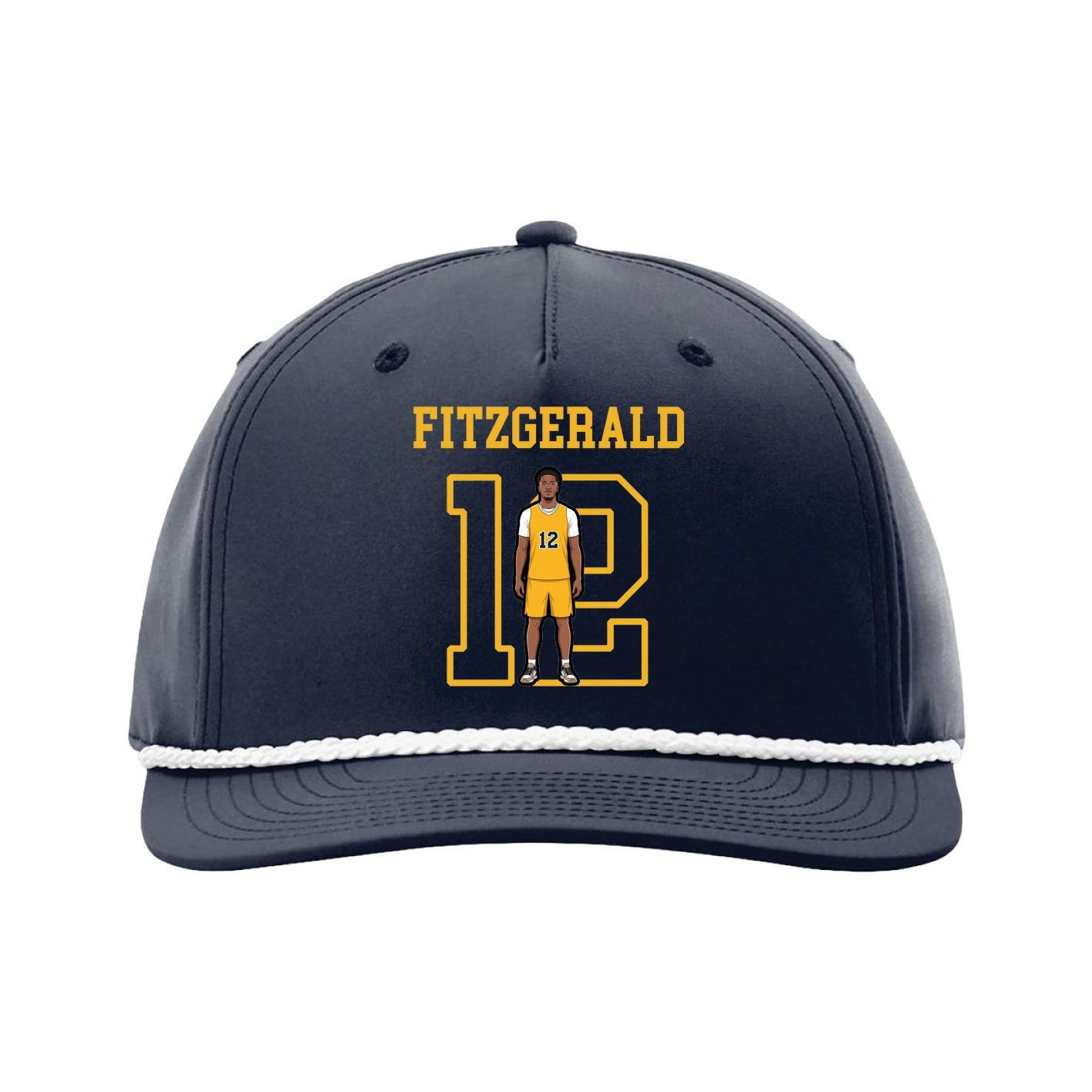 Five-Panel Classic Rope Cap — Shirsey in Navy