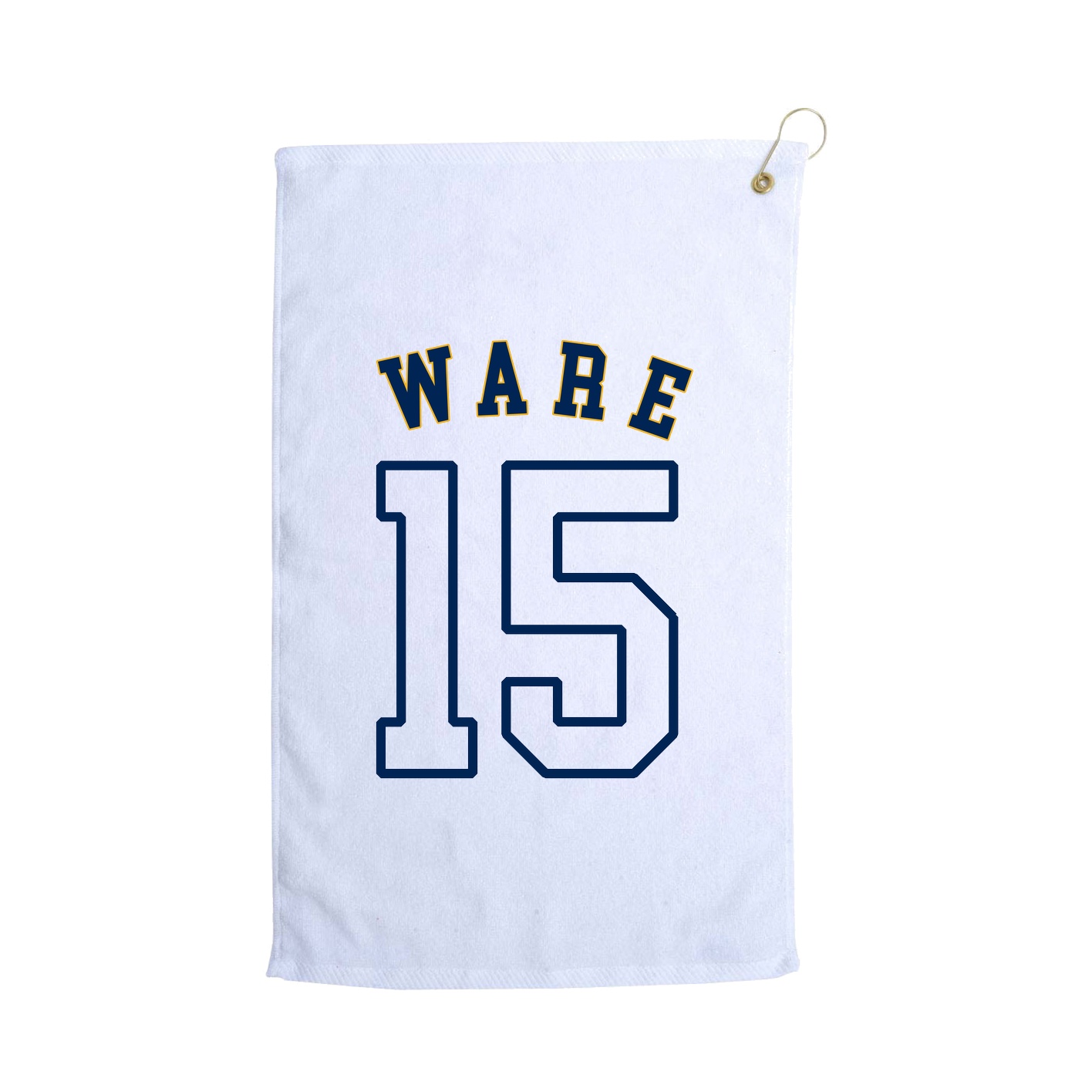 Golf Towel — Shirsey Arch in White