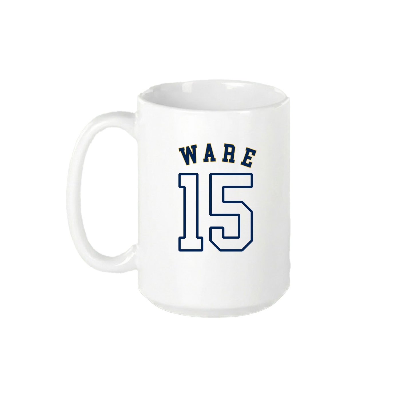 15oz Coffee Mug — Shirsey Arch in White