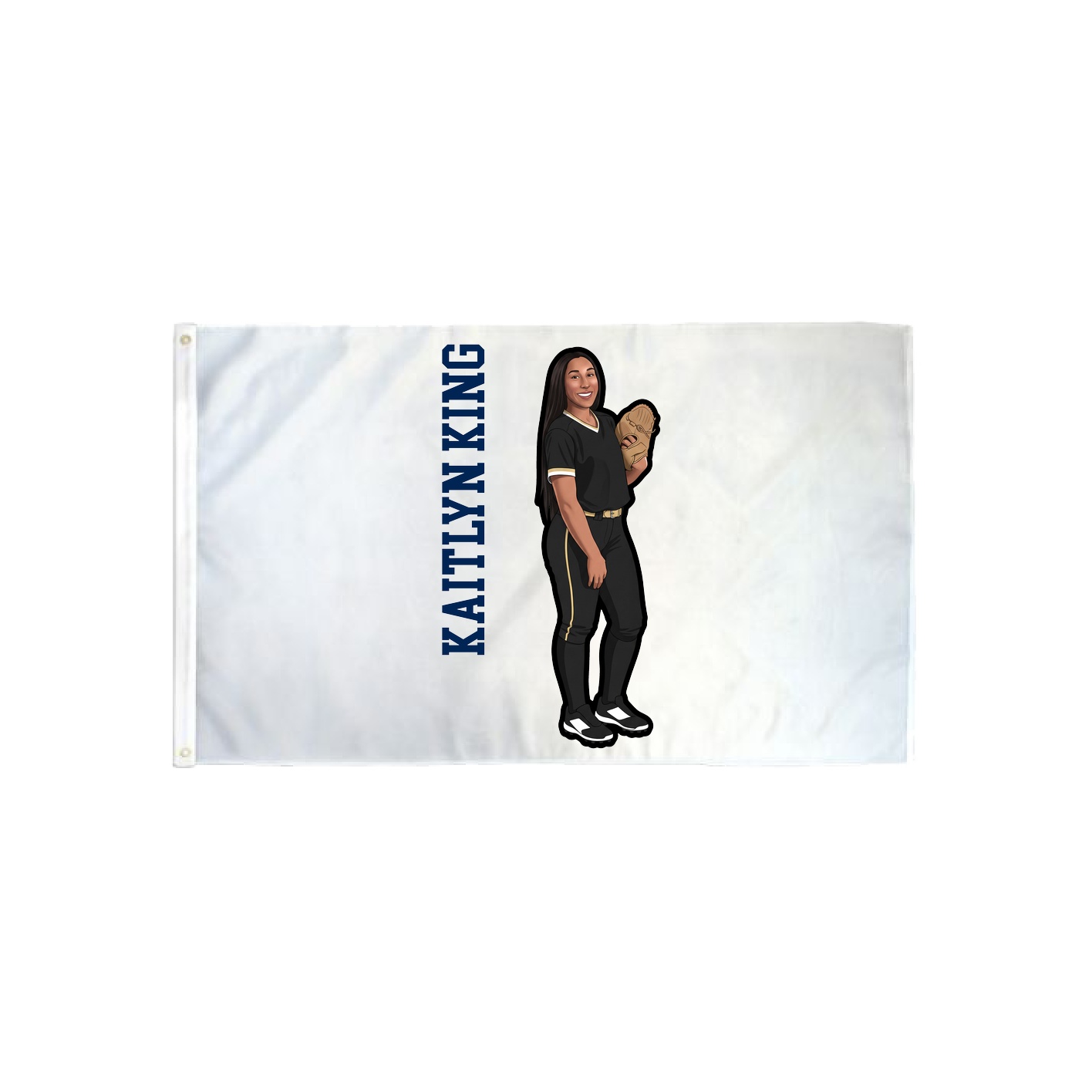 3x5 Flag — Name Vertical in Classic