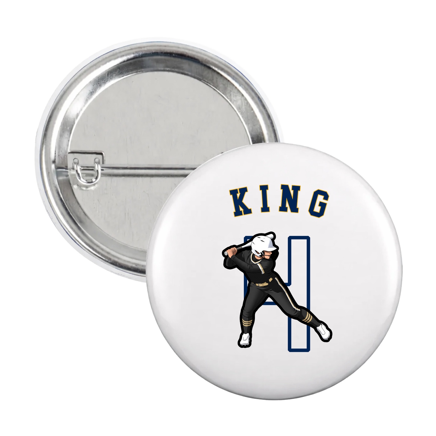 Game Day Button — Shirsey Arch in White
