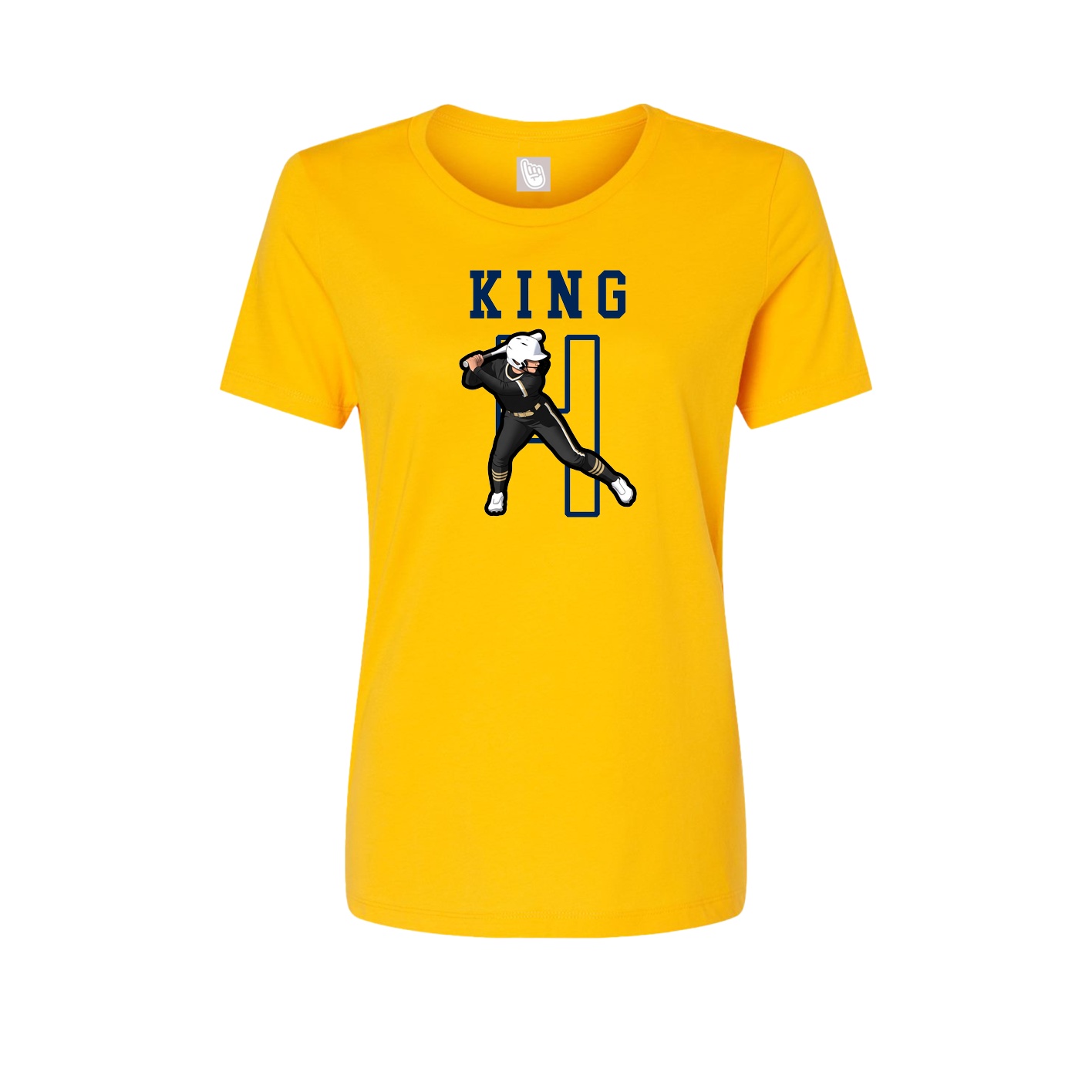 Fitted Women's Tee — Shirsey in Gold