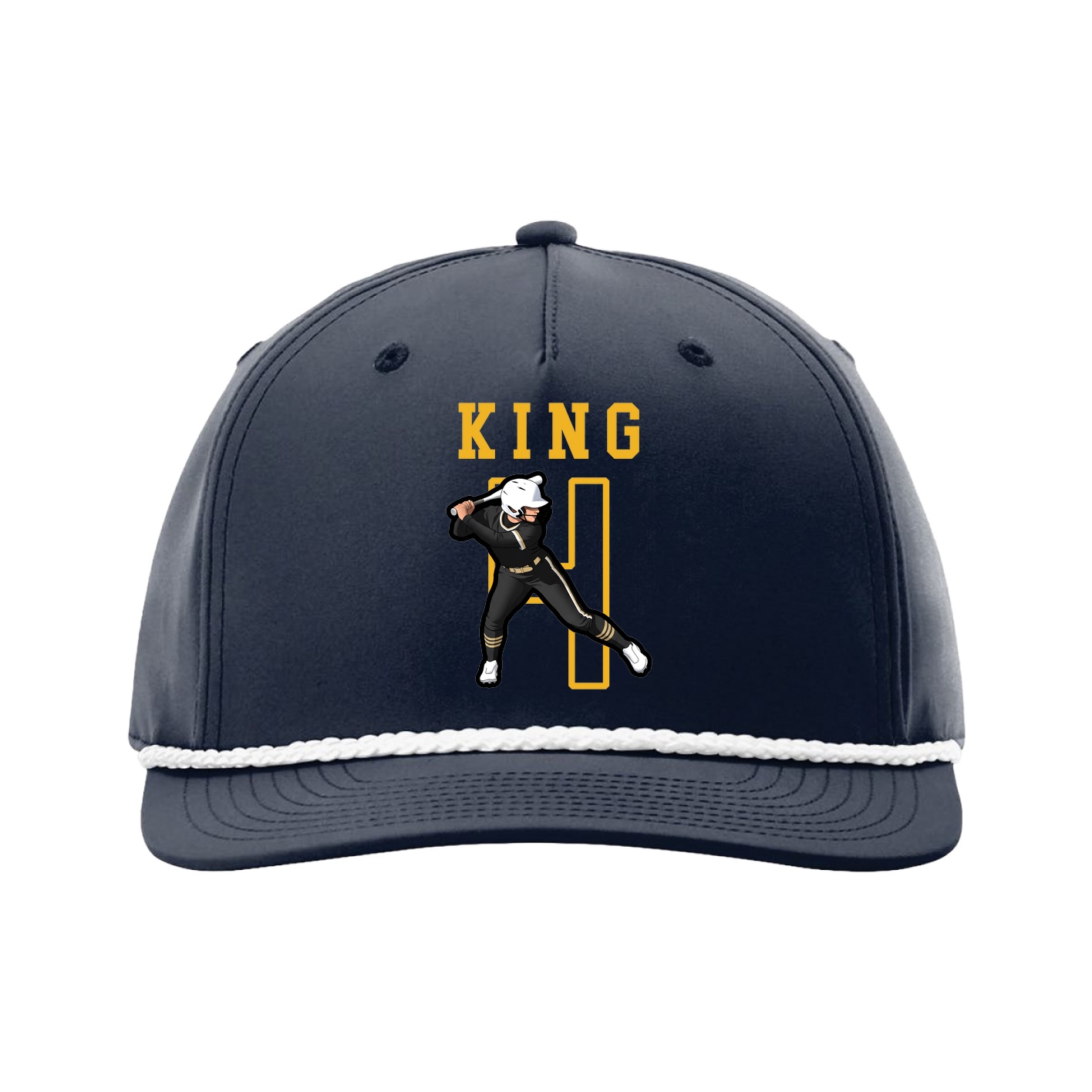 Five-Panel Classic Rope Cap — Shirsey in Navy