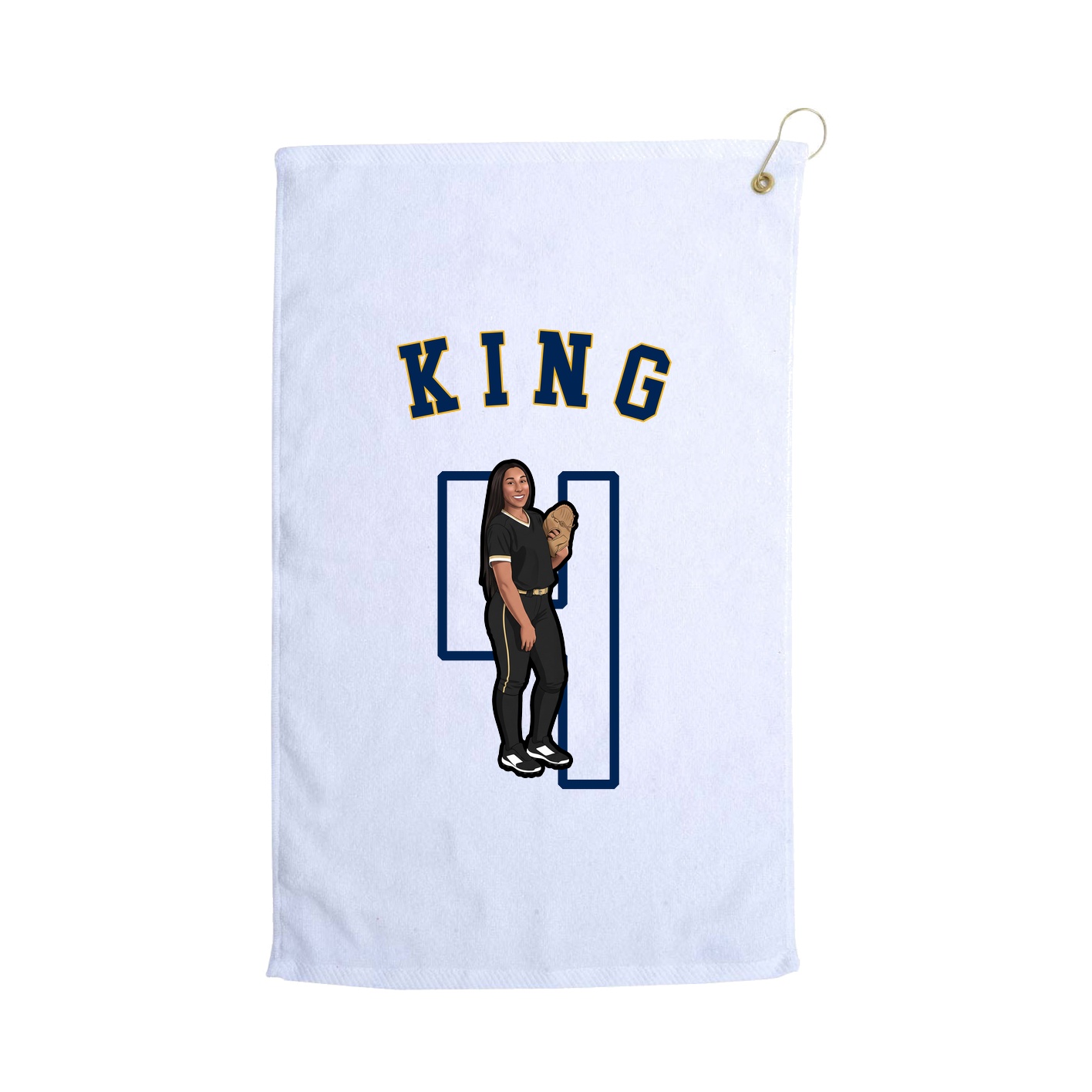 Golf Towel — Shirsey Arch in White