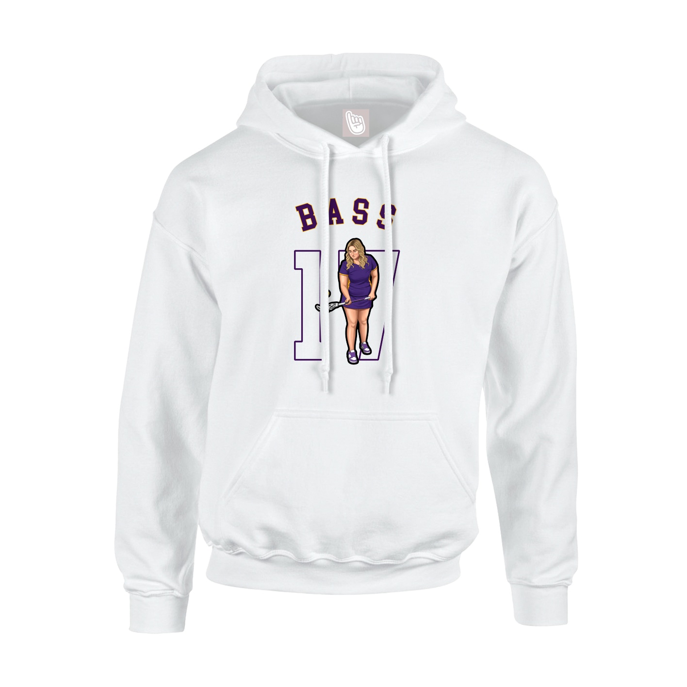 Hoodie — Shirsey Arch in White