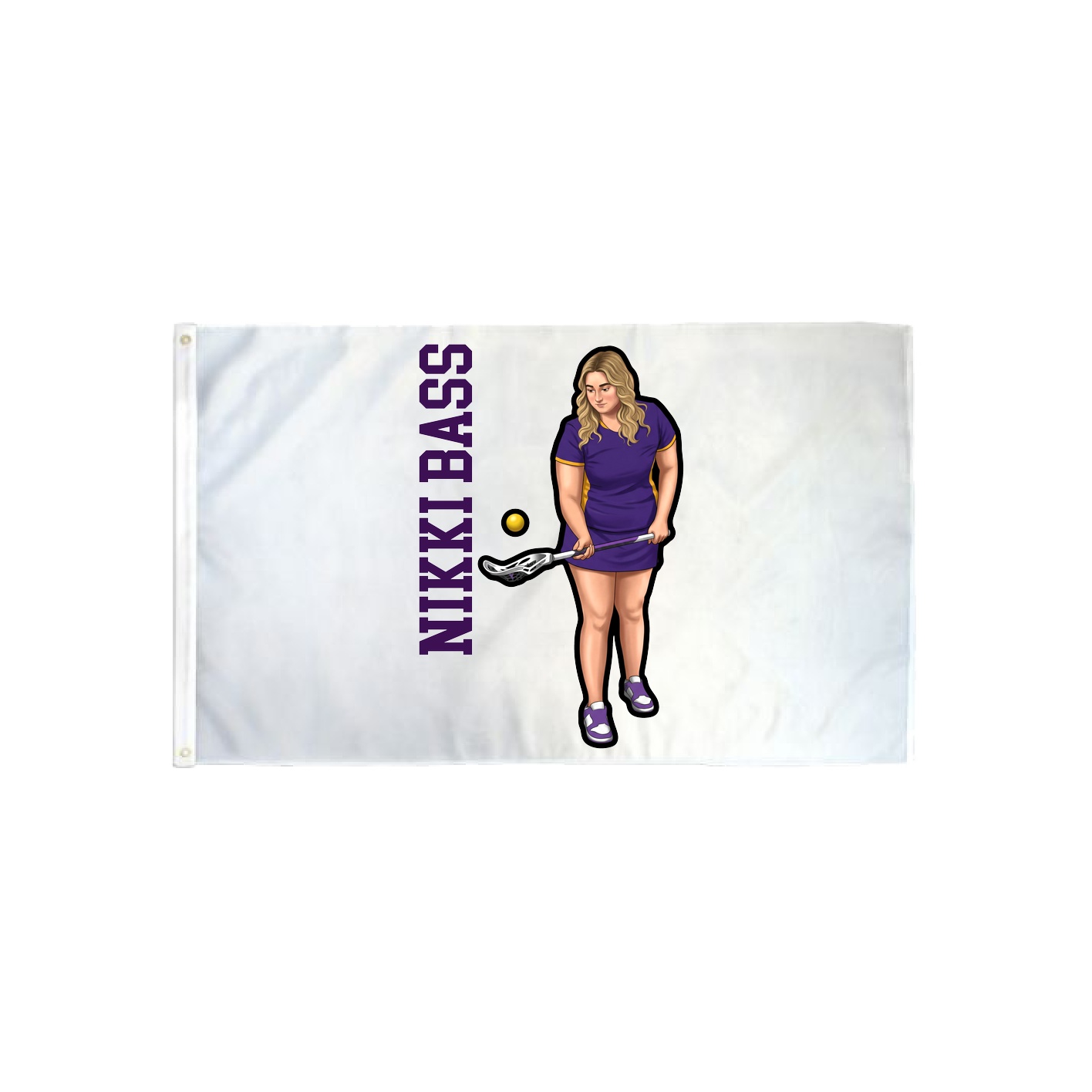 3x5 Flag — Name Vertical in Classic