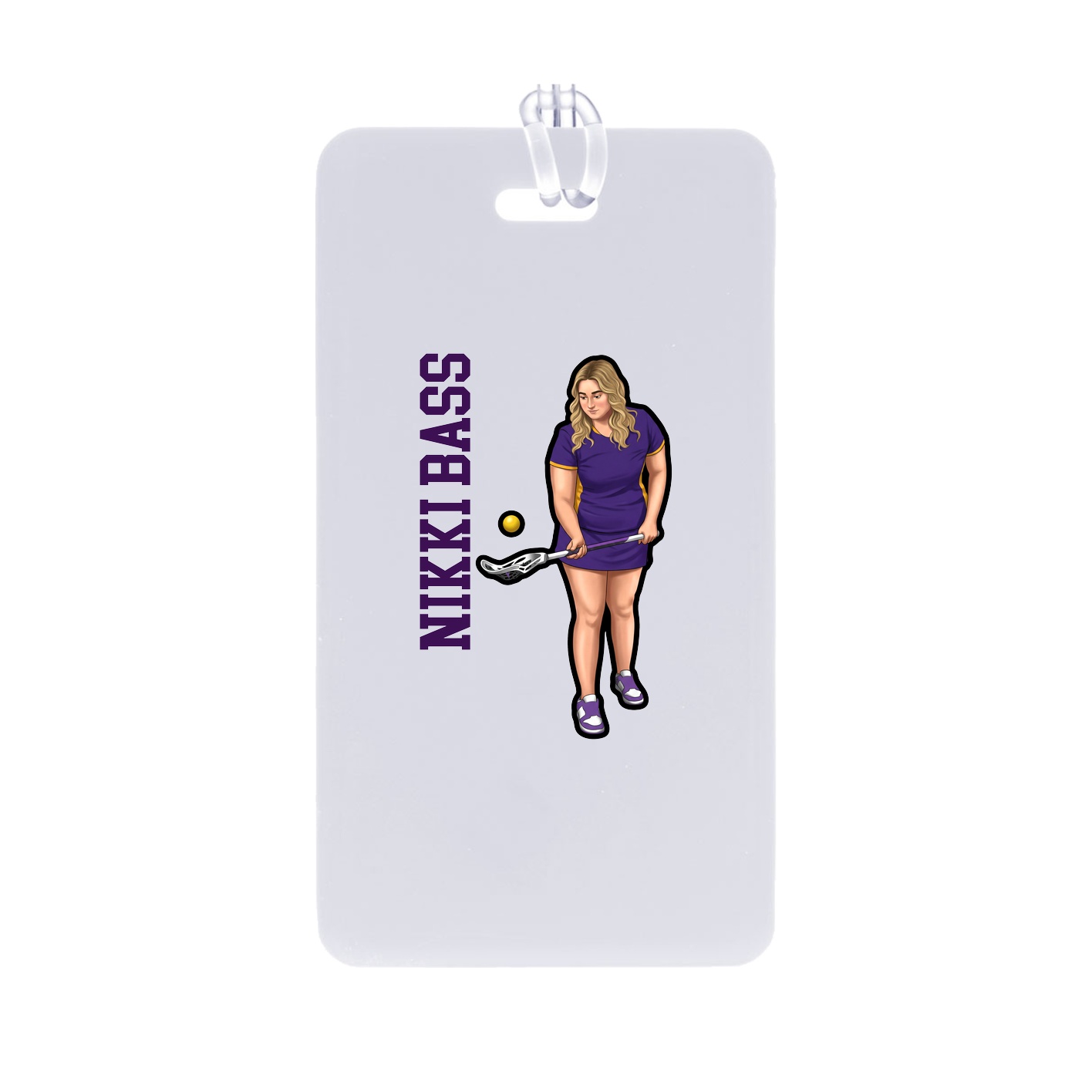 Bag Tag — Name Vertical in Classic