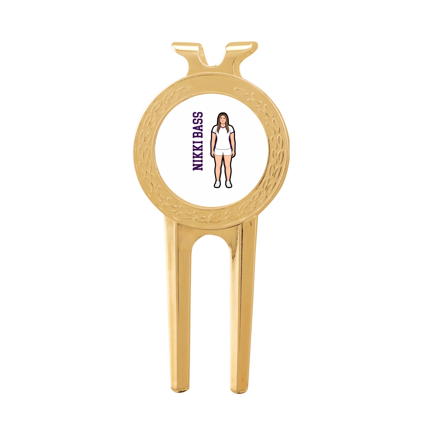 Divot Tool with Ball Marker — Name Vertical in Classic