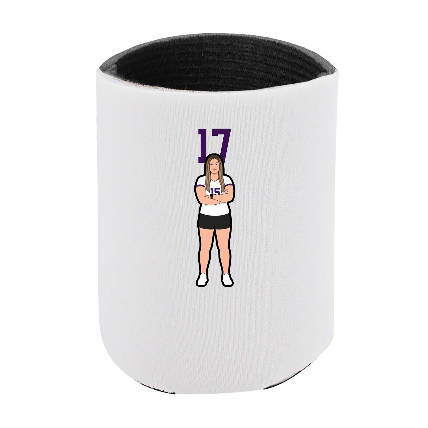 Can Holder — Number Top in White