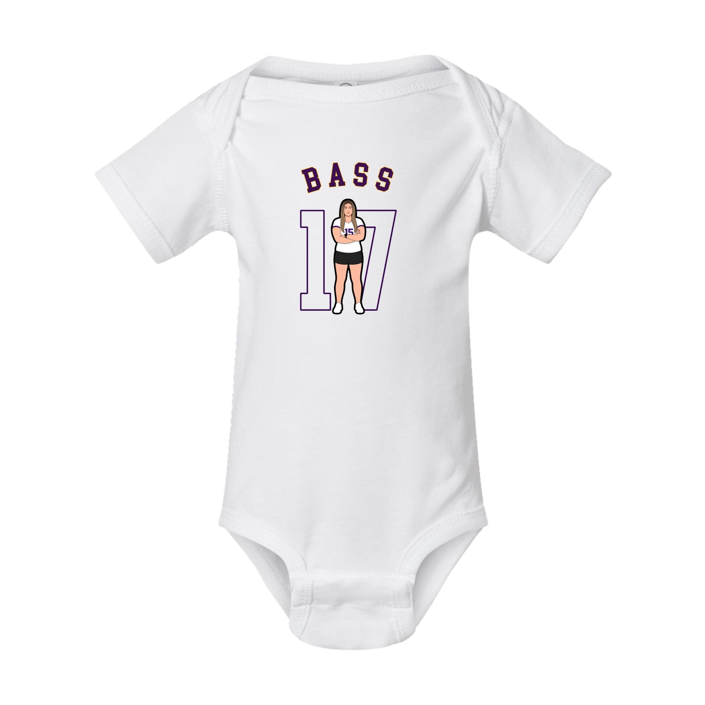 Baby Onesie — Shirsey Arch in White