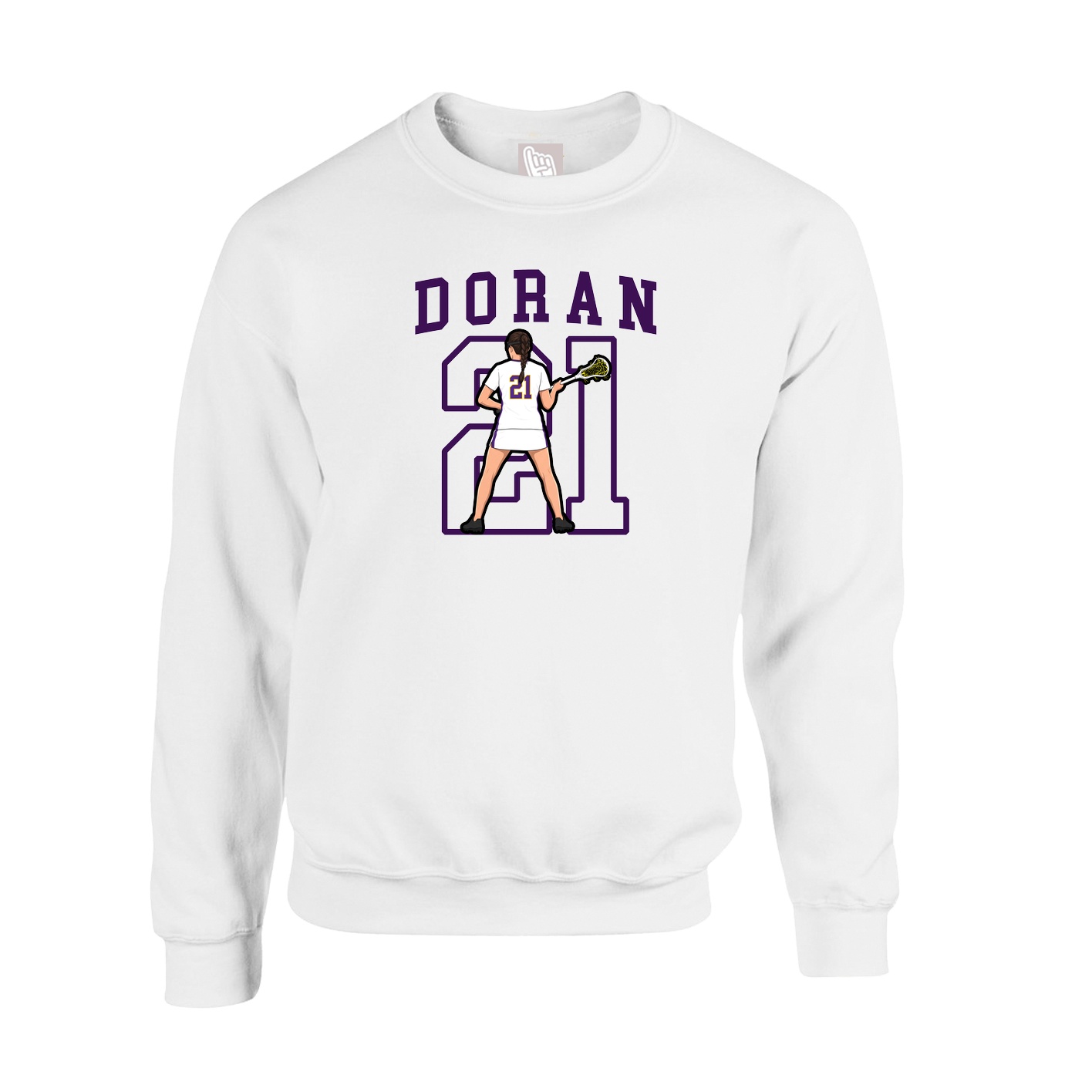 Fleece Crew — Shirsey in White