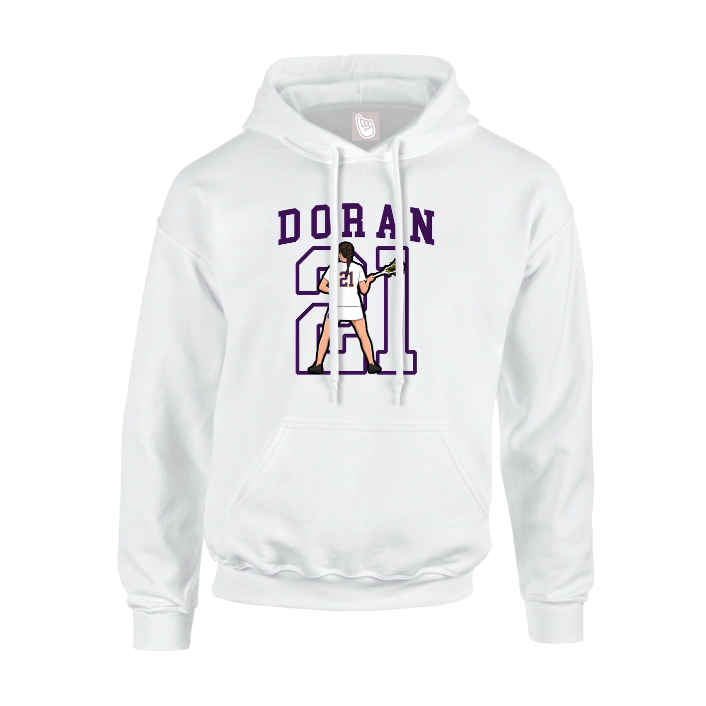 Youth Hoodie — Shirsey in White