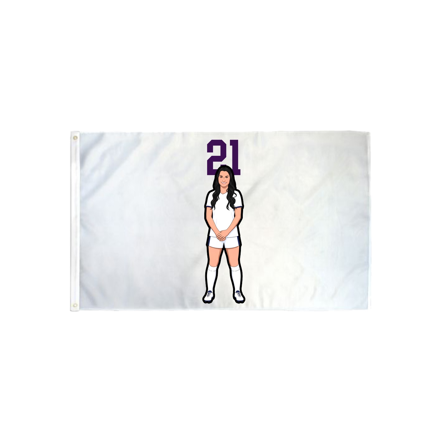 3x5 Flag — Number Top in Classic