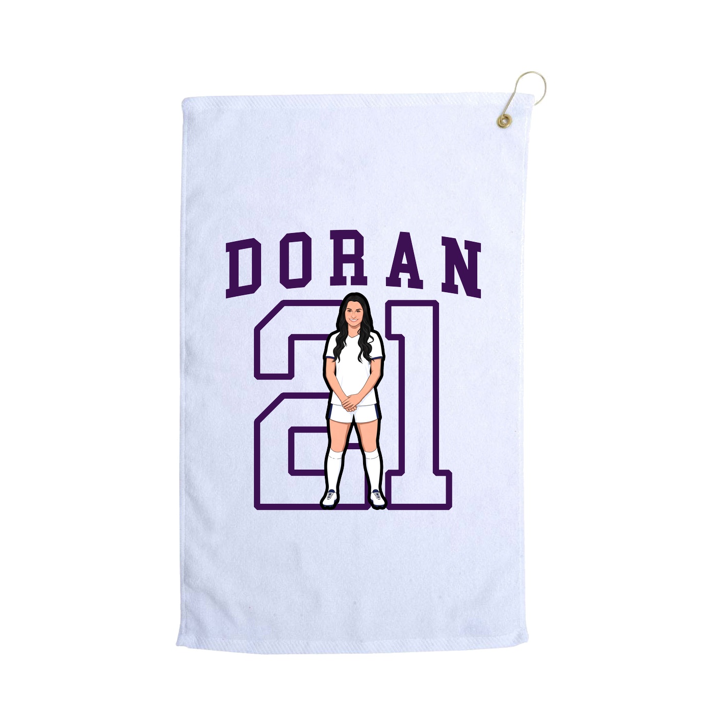 Golf Towel — Shirsey in White