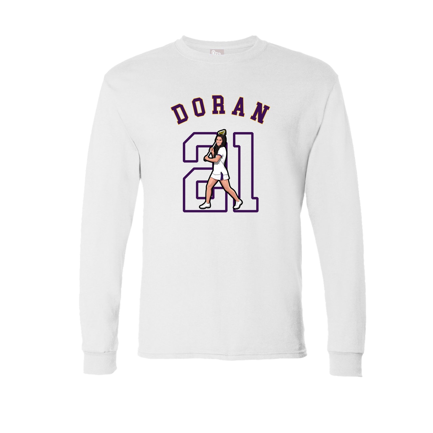 Long Sleeve Tee — Shirsey Arch in White