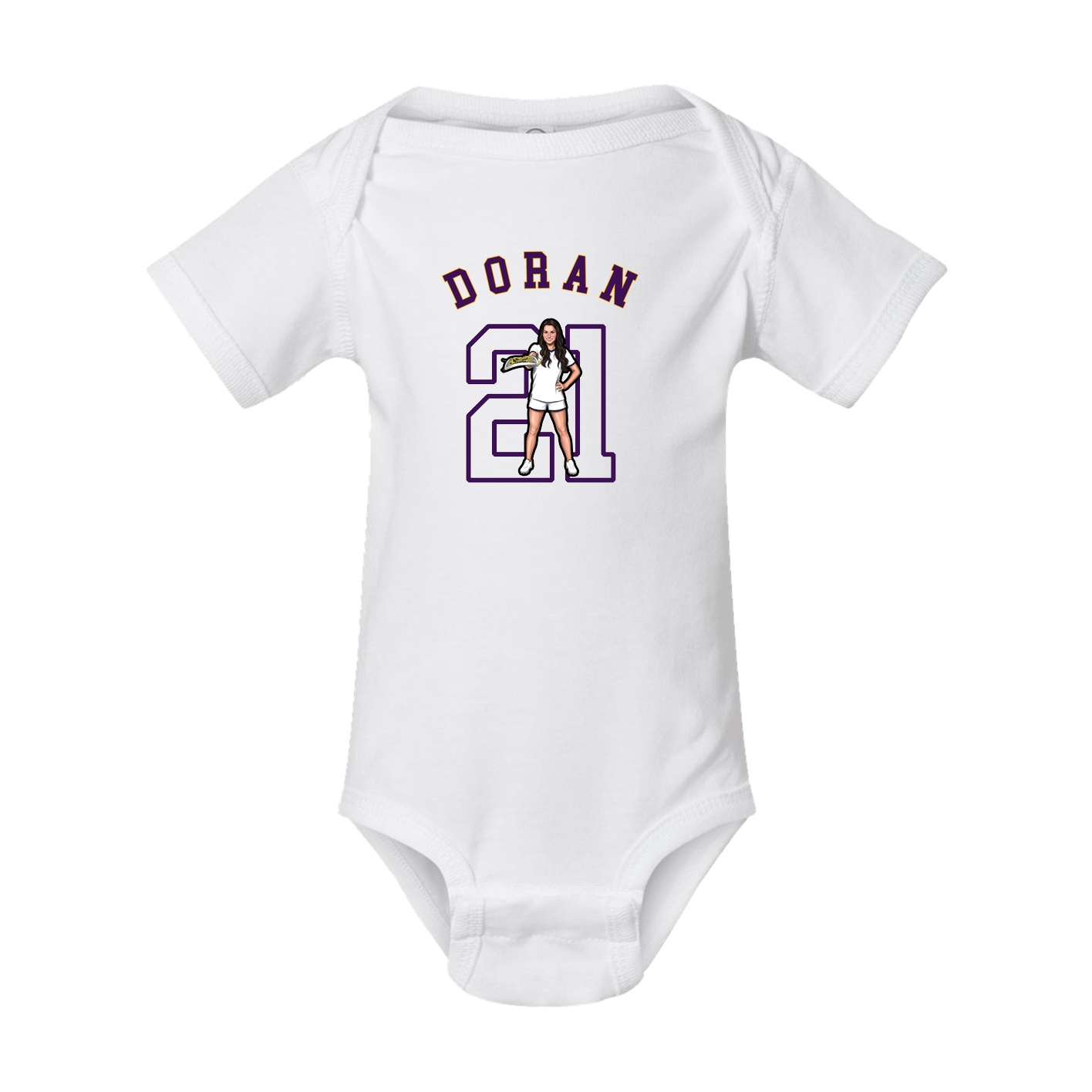 Baby Onesie — Shirsey Arch in White