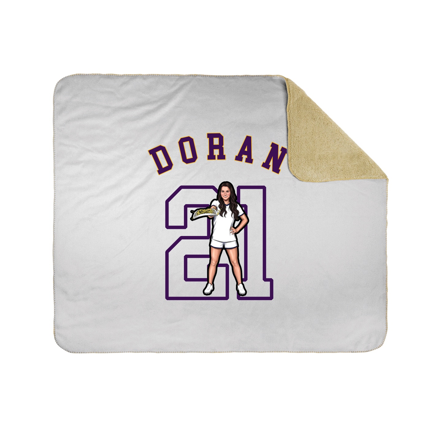 Throw Blanket — Shirsey Arch in White