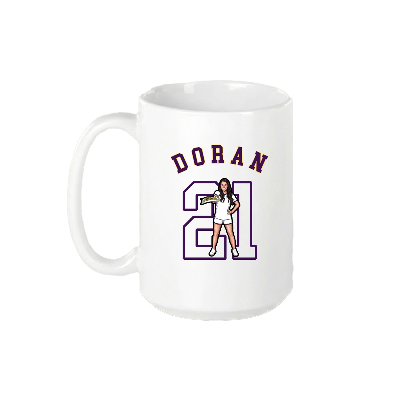 15oz Coffee Mug — Shirsey Arch in White