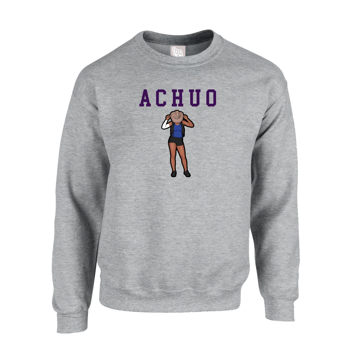 Fleece Crew — Shirsey in Grey