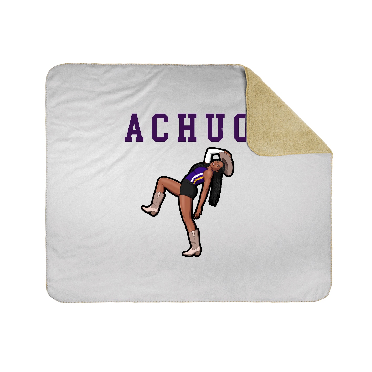 Throw Blanket — Shirsey in White