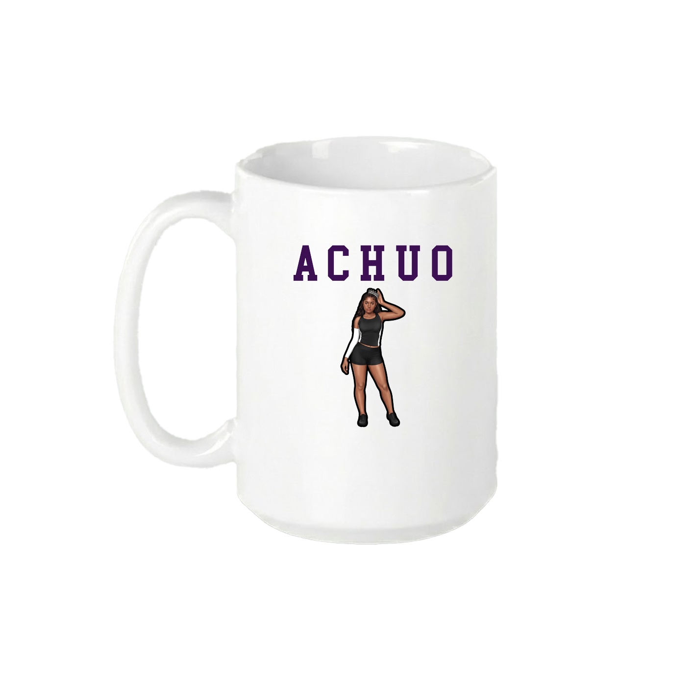 15oz Coffee Mug — Shirsey in White