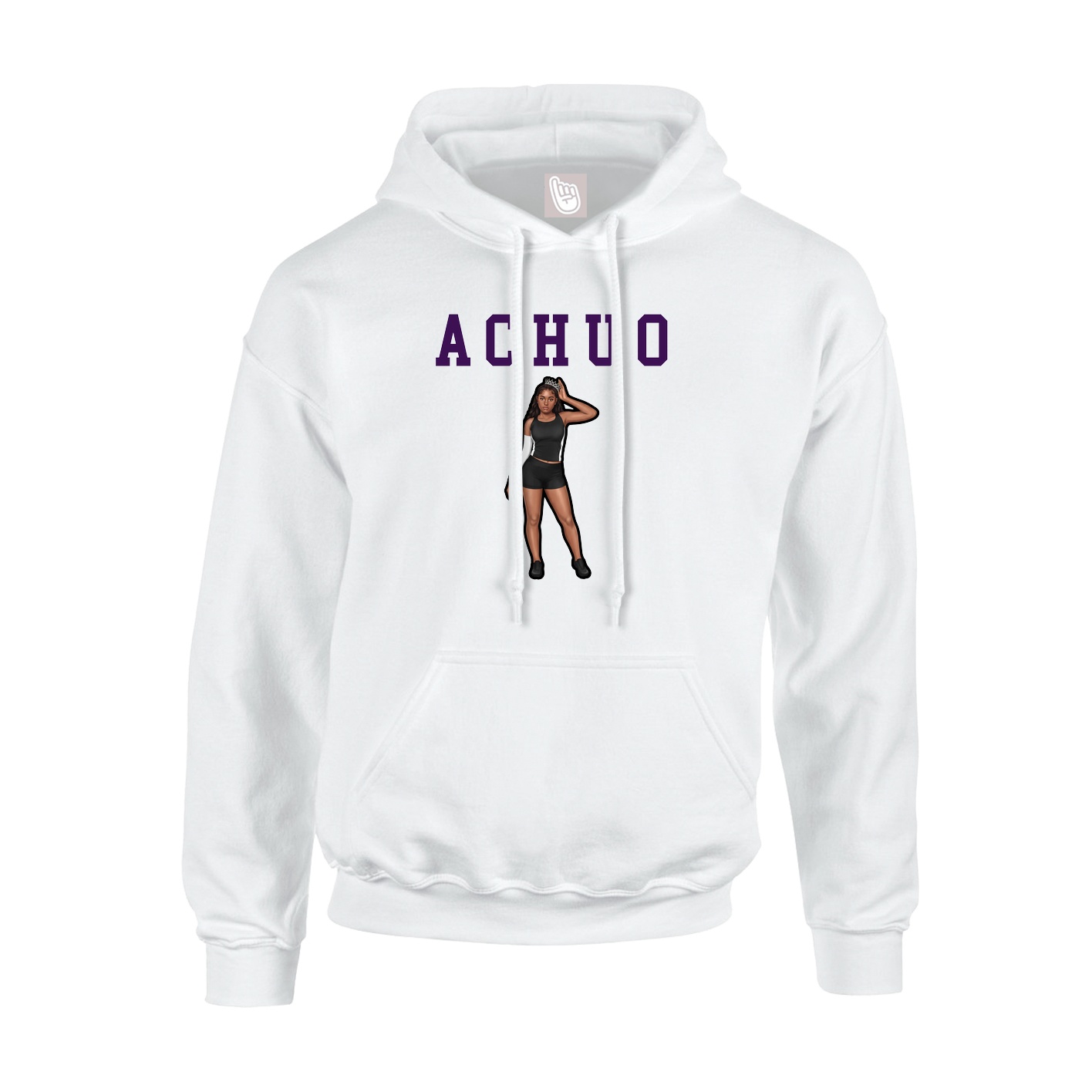Hoodie — Shirsey in White
