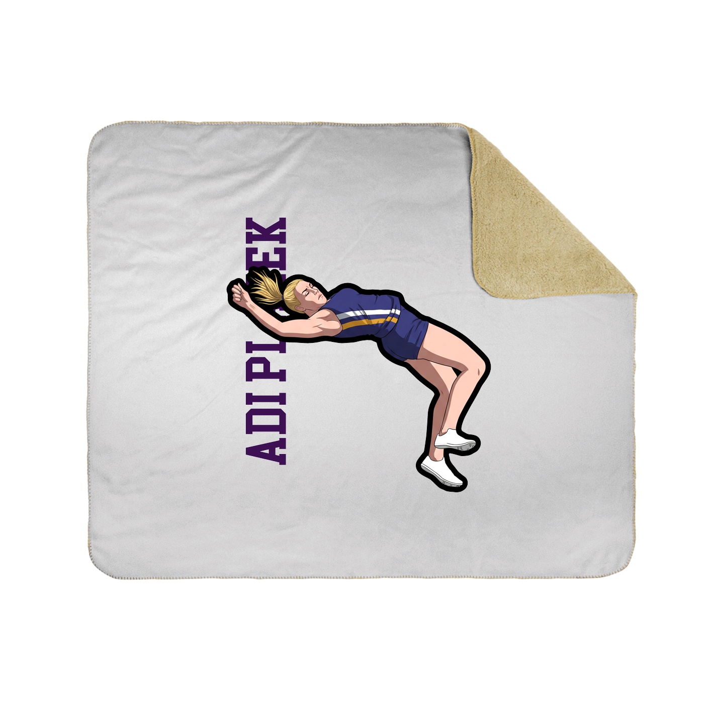 50x60 Sherpa Lined Throw Blanket